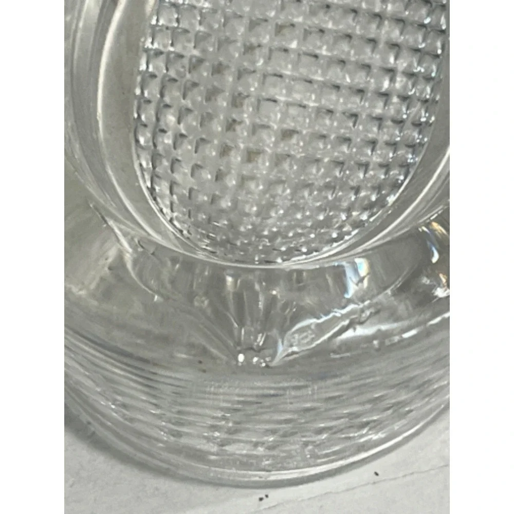 Clear Glass master Salt Cellar Open Top Round Shape Kitchen Decor 3.5